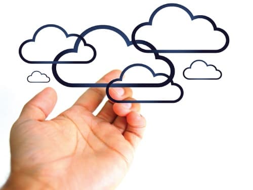 hand grasping cloud icons hand grasping cloud icons