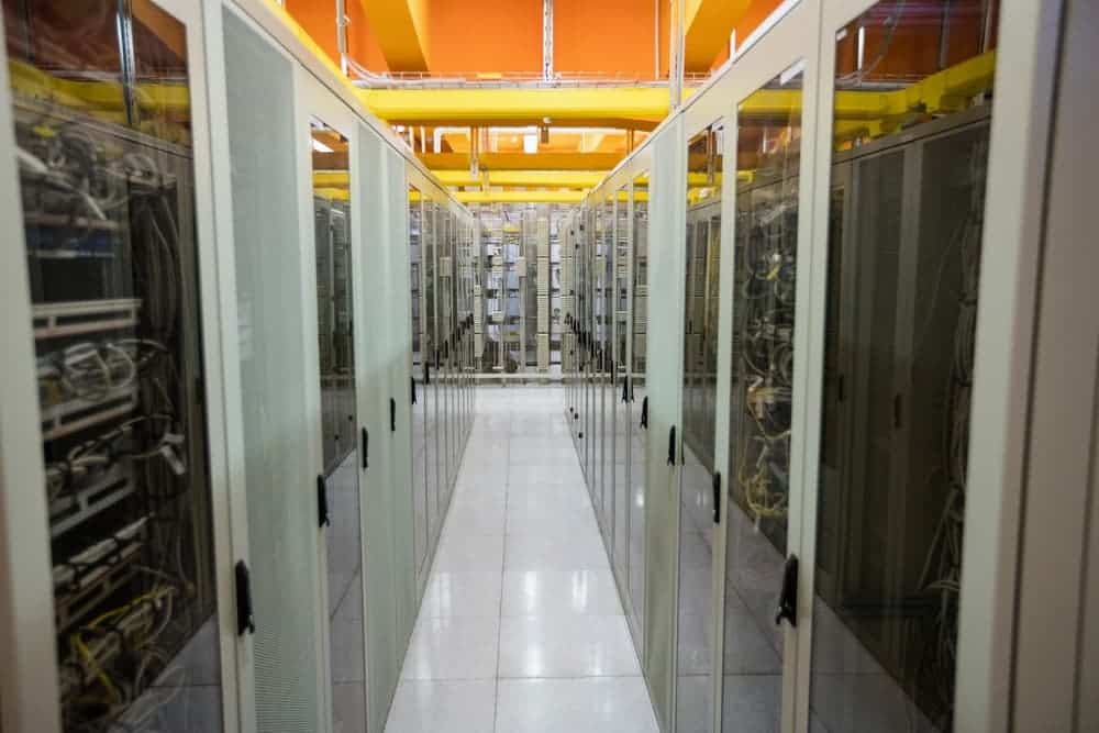 hallway of servers