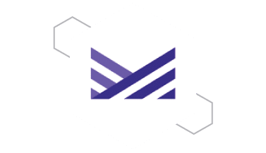 metallic hex logo